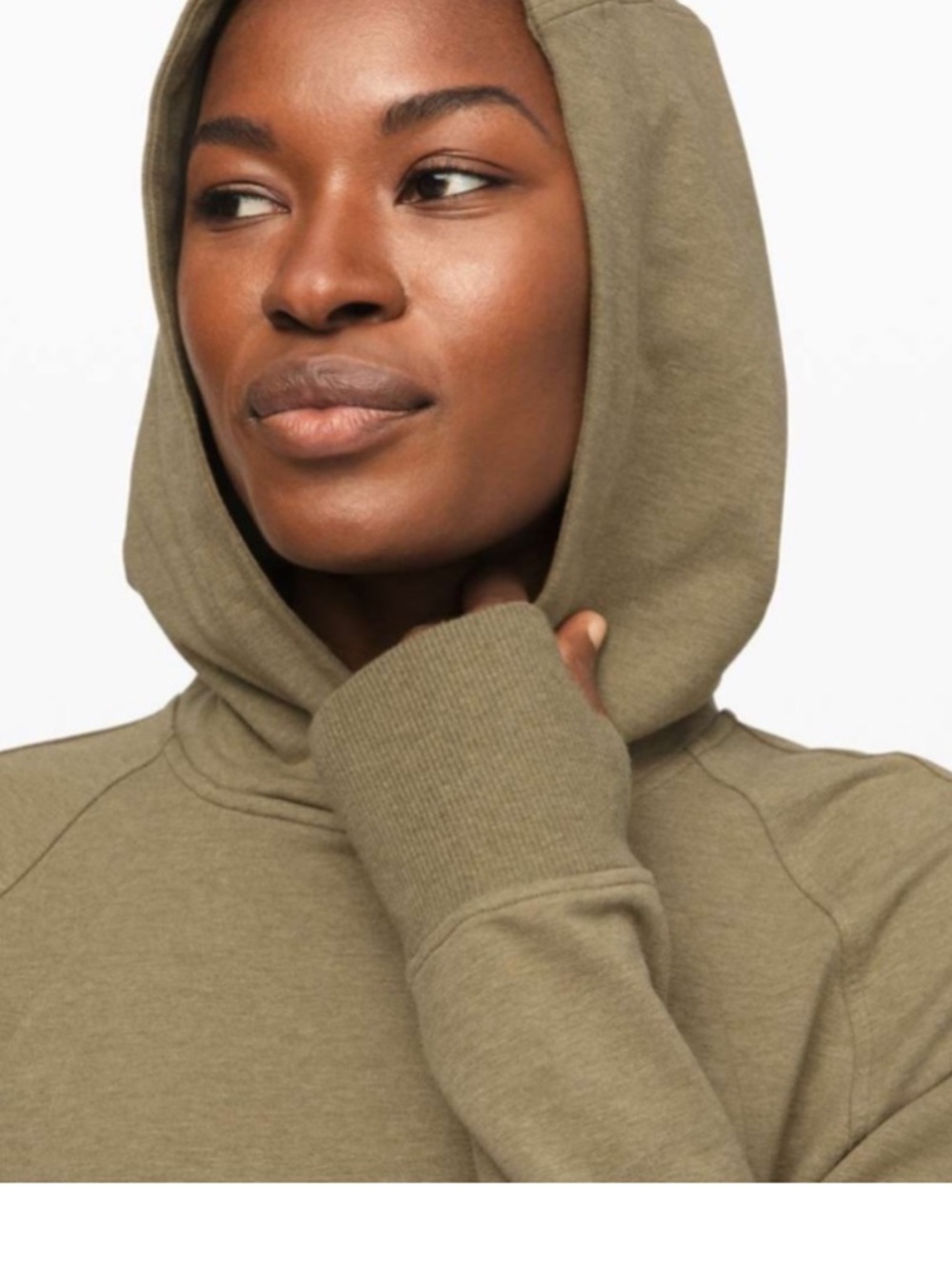 Lululemon • Scuba Pullover hoodie sweatshirt Heathered Grape Leaf cotton terry 4 - Picture 4 of 10